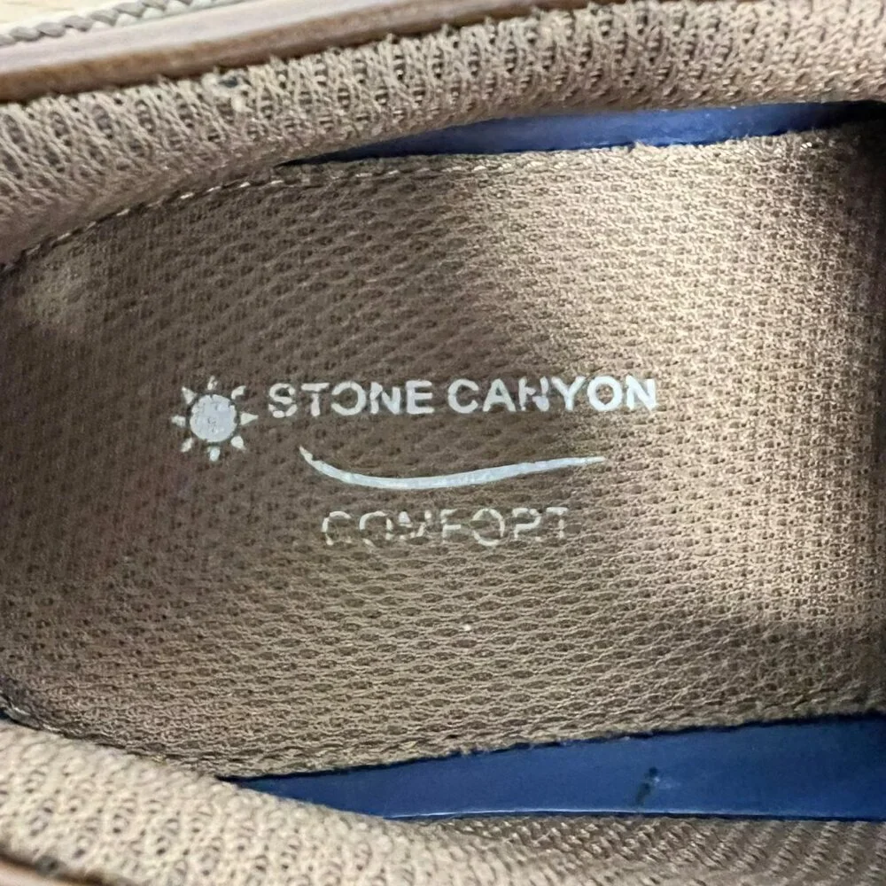Stone Canyon Men’s Brown Loafers Size 8 M
